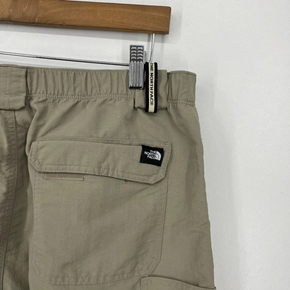 The North Face Cargo Pants Men's L Beige‎ Convertible Zip Hiking Outdoors